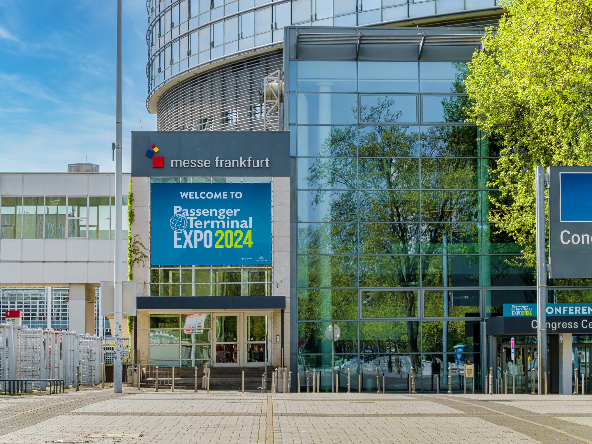 Amenajare în incinta unui centru expozițional